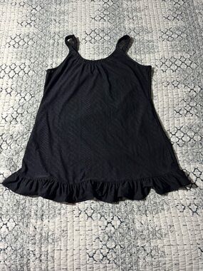 B Black Swim Cover Up Dress Ladies XL